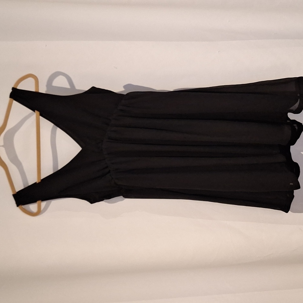 American Eagle Outfitters baby doll black dress
